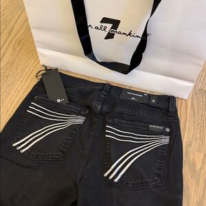 NWT 7 For All Mankind  Women's Tailorless Dojo Salem Sz 27